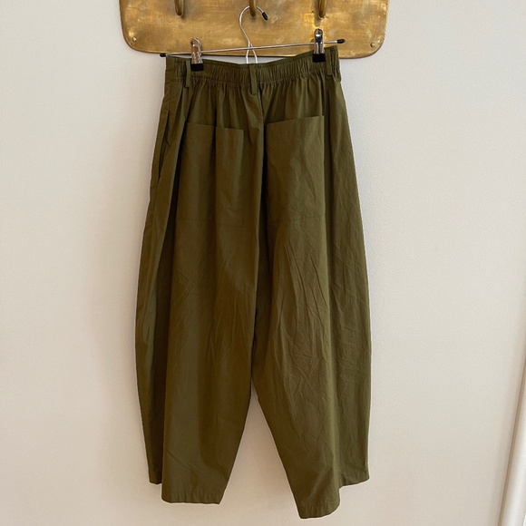 Modern Weaving Voluminous Pleat Trouser Small - Picture 2 of 7